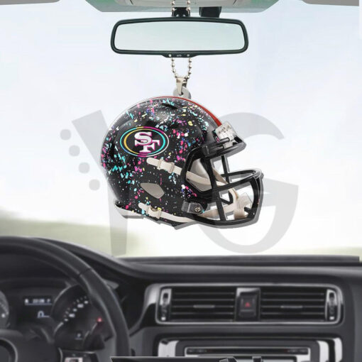 San Francisco 49ers x Crucial Custom Shape Car Ornament