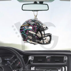 Seattle Seahawks x Crucial Custom Shape Car Ornament 3