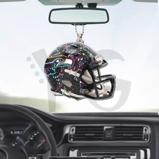 Seattle Seahawks x Crucial Custom Shape Car Ornament