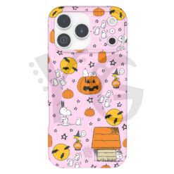 Snoopy Pink Pumpkins Halloween Touch Phone Case