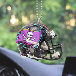 Tampa Bay Buccaneers x Crucial Custom Shape Car Ornament