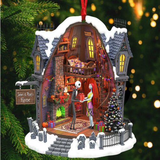 The Nightmare Before Christmas Ornament – Spooky Love Christmas Ornament