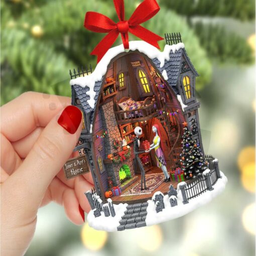 The Nightmare Before Christmas Ornament – Spooky Love Christmas Ornament