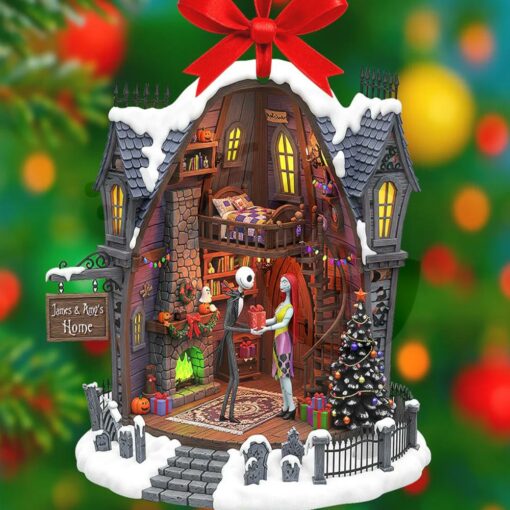 The Nightmare Before Christmas Ornament – Spooky Love Christmas Ornament