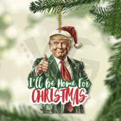 Trump Santa Hat – Christmas Trump Acrylic Ornament