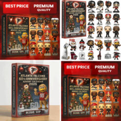 Atlanta Falcons 60TH ANNIVERSARY Christmas Limited Edition Advent Calendar 2025