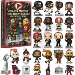 Atlanta Falcons 60TH ANNIVERSARY Christmas Limited Edition Advent Calendar 2025 4