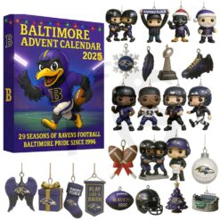 Baltimore Ravens 29TH ANNIVERSARY Christmas Limited Edition Advent Calendar 2025 3
