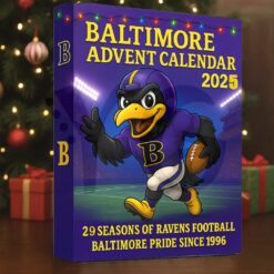 Baltimore Ravens 29TH ANNIVERSARY Christmas Limited Edition Advent Calendar 2025 4