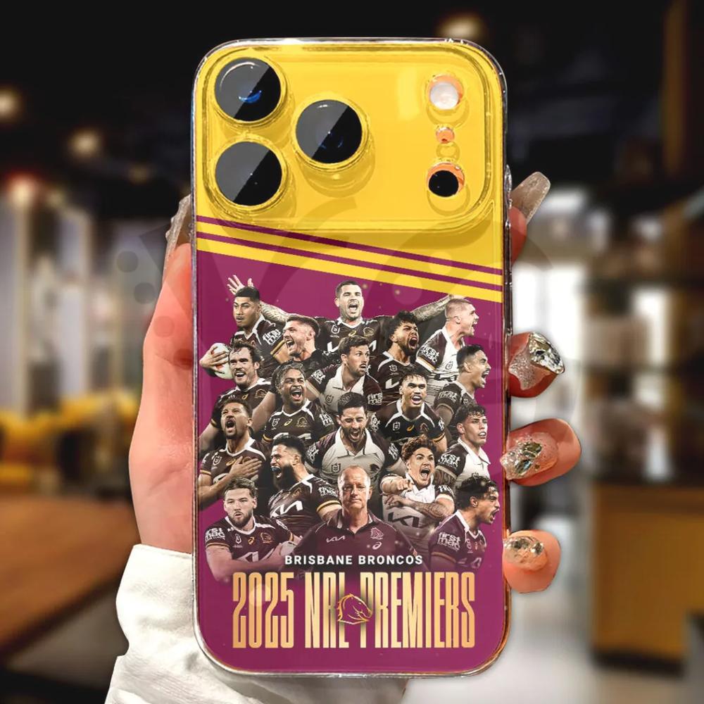 Brisbane Broncos 2025 NRL Premiers Phone Case Brisbane Broncos 2025 NRL Premiers Phone Case
