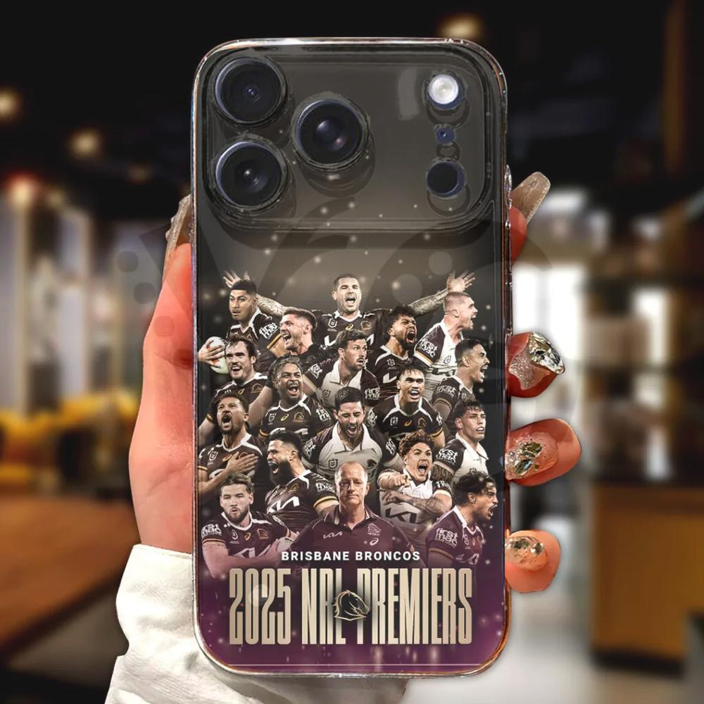 Brisbane Broncos 2025 NRL Premiers Phone Case Brisbane Broncos 2025 NRL Premiers Phone Case