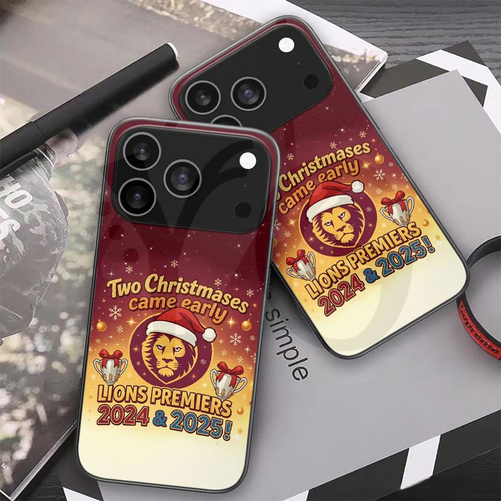 Brisbane Lions Two Christmases Came Early Phone Case Brisbane Lions Two Christmases Came Early Phone Case