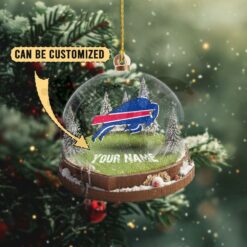 Buffalo Bills Custom Snow Globe Limited Edition Christmas Ornament 3