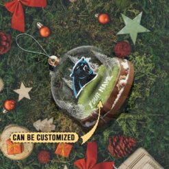 Carolina Panthers Custom Snow Globe Limited Edition Christmas Ornament 4
