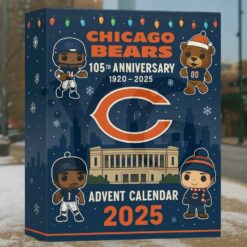 Chicago Bears 105TH ANNIVERSARY Christmas Limited Edition Advent Calendar 2025