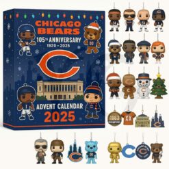 Chicago Bears 105TH ANNIVERSARY Christmas Limited Edition Advent Calendar 2025