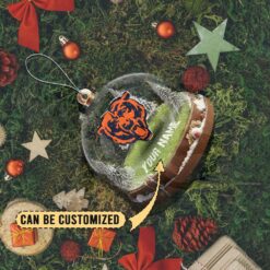 Chicago Bears Custom Snow Globe Limited Edition Christmas Ornament
