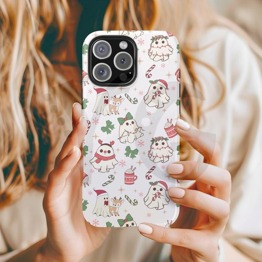 Christmas Halloween Cute Ghost Touch Phone Case Christmas Halloween Cute Ghost Touch Phone Case