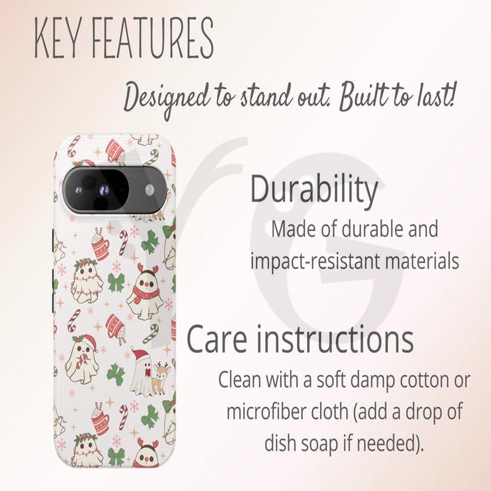 Christmas Halloween Cute Ghost Touch Phone Case Christmas Halloween Cute Ghost Touch Phone Case