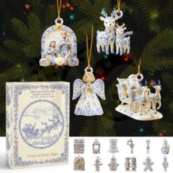 Christmas Toile De Jouy Advent Calendar