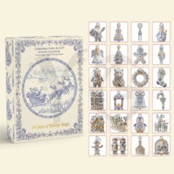 Christmas Toile De Jouy Advent Calendar 3