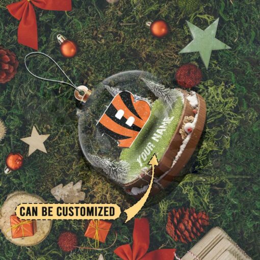 Cincinnati Bengals Custom Snow Globe Limited Edition Christmas Ornament