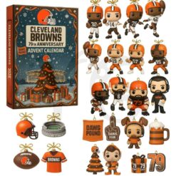 Cleveland Browns 79th Anniversary Christmas Limited Edition Advent Calendar 2025