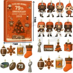 Cleveland Browns 79th Anniversary Christmas Limited Edition Advent Calendar 2025 4