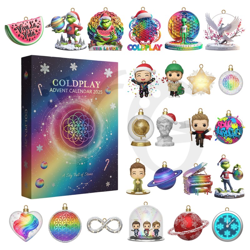 Coldplay Christmas Limited Edition Advent Calendar Coldplay Christmas Limited Edition Advent Calendar