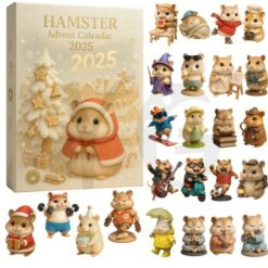 Cute Hamster Christmas Advent Calendar Cute Hamster Christmas Advent Calendar