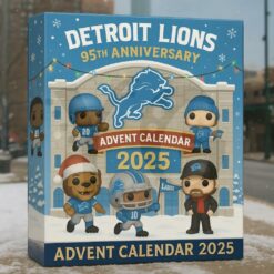Detroit Lions 95TH ANNIVERSARY Christmas Limited Edition Advent Calendar 2025