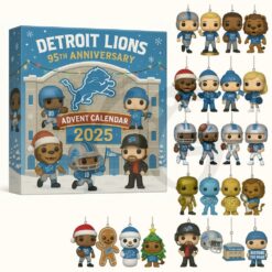 Detroit Lions 95TH ANNIVERSARY Christmas Limited Edition Advent Calendar 2025