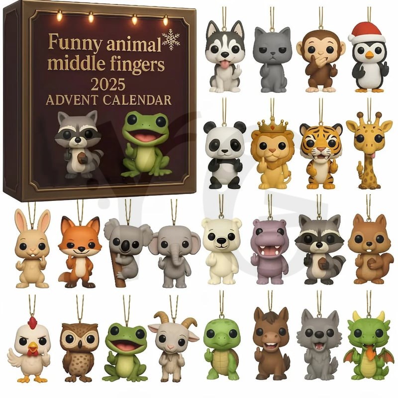Funny Animal Middle Fingers Advent Calendar Funny Animal Middle Fingers Advent Calendar