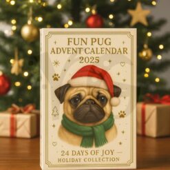 Funny Pug Advent Calendar 2025