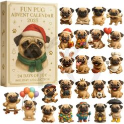 Funny Pug Advent Calendar 2025