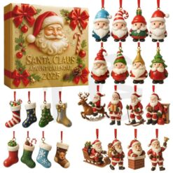 Funny Santa Claus Christmas Advent Calendar