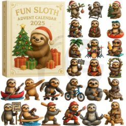 Funny Sloth Advent Calendar 2025 Funny Sloth Advent Calendar 2025