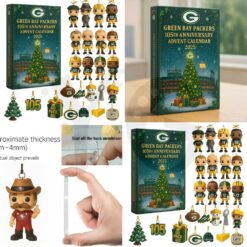 Green Bay Packers 105th Anniversary Christmas Limited Edition Advent Calendar 2025