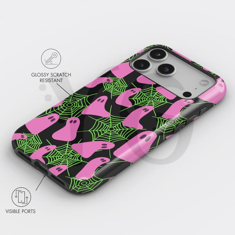 Halloween Cute Ghost Pumpkin Phone Case Halloween Cute Ghost Pumpkin Phone Case