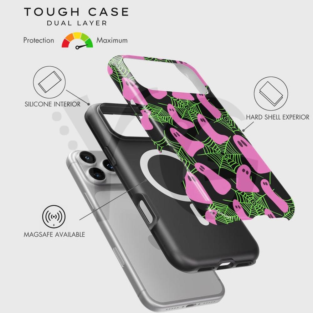 Halloween Cute Ghost Pumpkin Phone Case Halloween Cute Ghost Pumpkin Phone Case