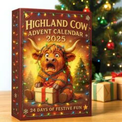 Highland Cow Christmas Advent Calendar 2025