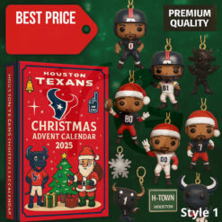 Houston Texans 24TH ANNIVERSARY Christmas Limited Edition Advent Calendar 2025