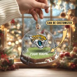 Jacksonville Jaguars Custom Snow Globe Limited Edition Christmas Ornament