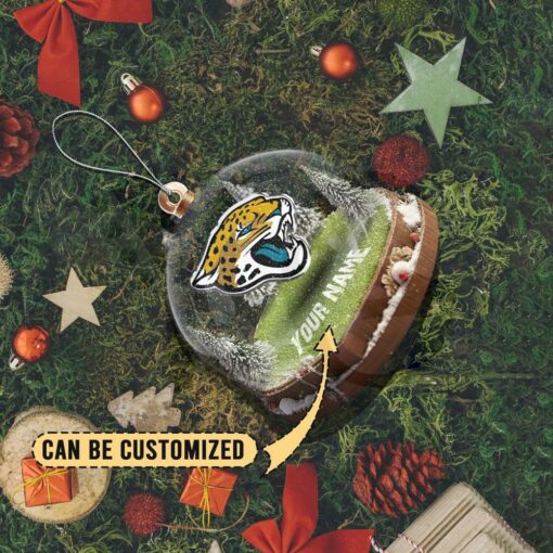 Jacksonville Jaguars Custom Snow Globe Limited Edition Christmas Ornament