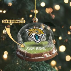 Jacksonville Jaguars Custom Snow Globe Limited Edition Christmas Ornament 4