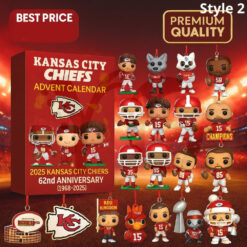 Kansas City Chiefs 62nd Anniversary Christmas Limited Edition Advent Calendar 2025
