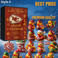 Kansas City Chiefs 62nd Anniversary Christmas Limited Edition Advent Calendar 2025 3