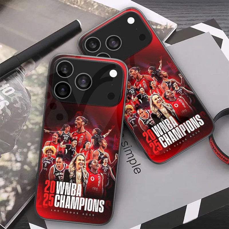 Las Vegas Aces 2025 WNBA Champions Phone Case Las Vegas Aces 2025 WNBA Champions Phone Case