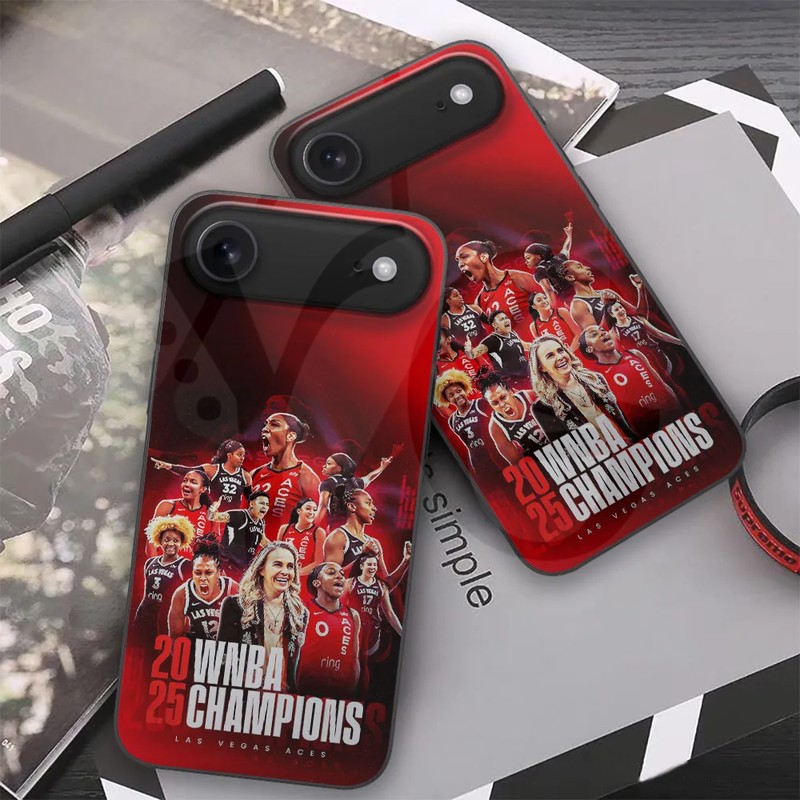 Las Vegas Aces 2025 WNBA Champions Phone Case Las Vegas Aces 2025 WNBA Champions Phone Case