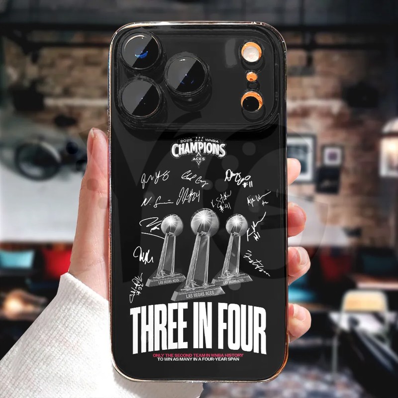Las Vegas Aces WNBA 2025 Three In Four Phone Case Las Vegas Aces WNBA 2025 Three In Four Phone Case
